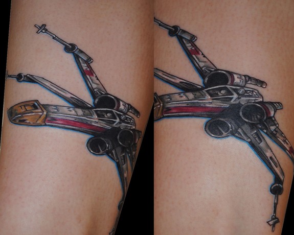The X-Wing Fighter by Jason A Leigh: TattooNOW