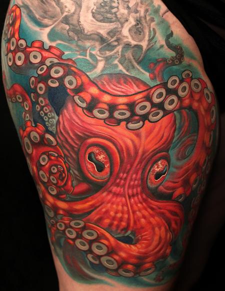 Tattoos - Octopus Thigh - 109120