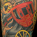 Tattoos - Wolves attacking a Stagecoach - 28609