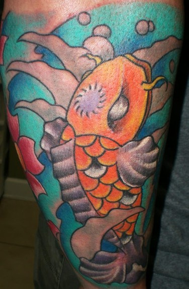 Tattoos - Koi in water - 50754