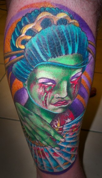 Tattoos - Zombie Geisha Girl - 50757
