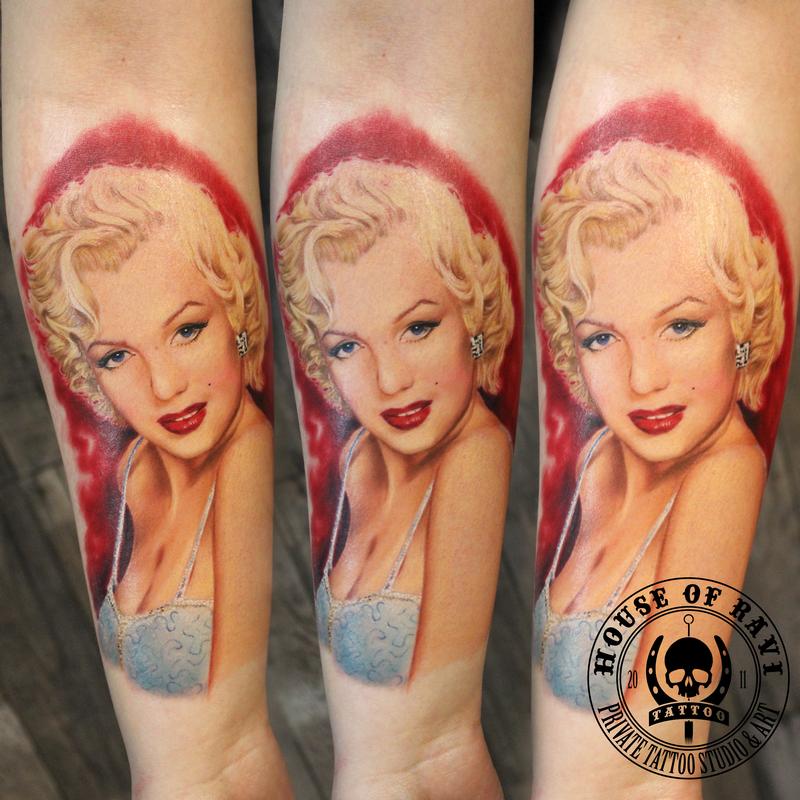 Marilyn By Ravi Lassi TattooNOW