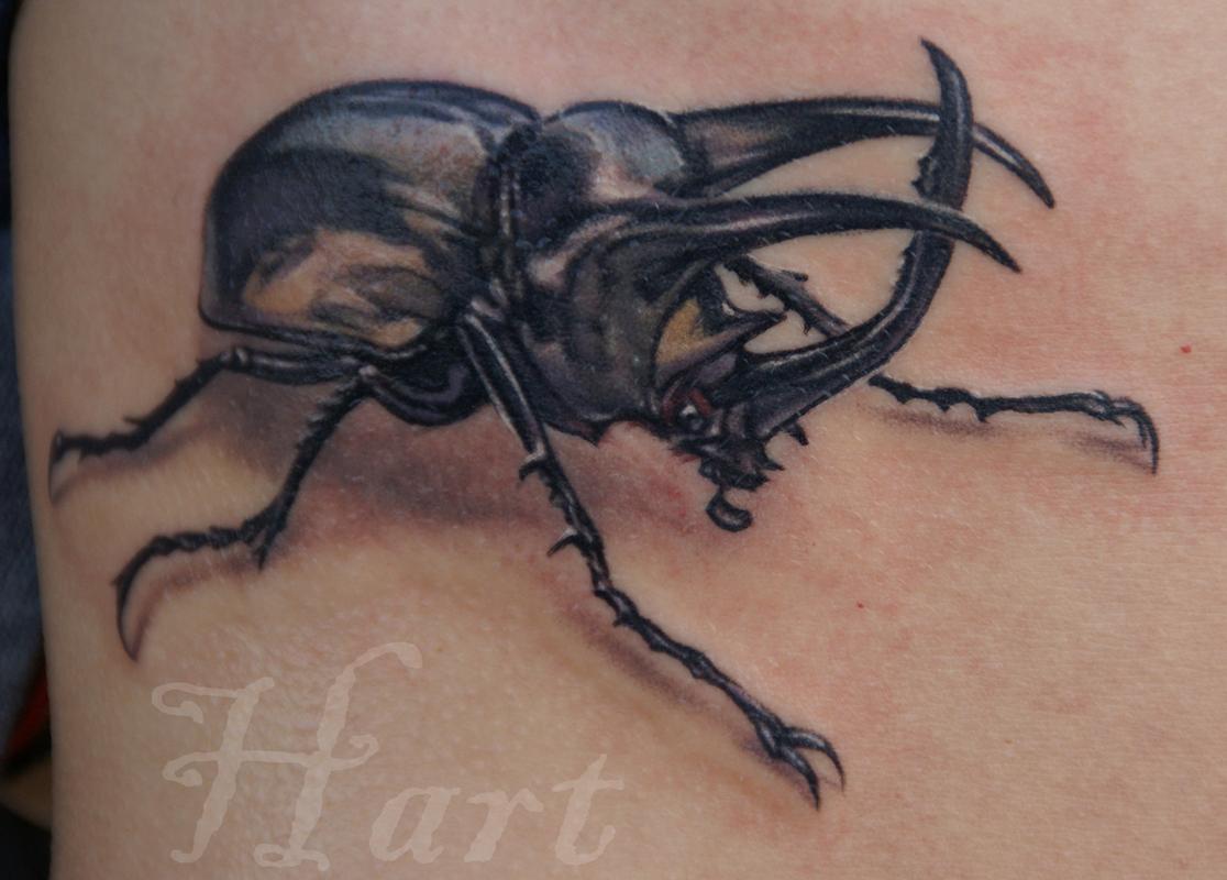 Tattoo tagged with beetle neck  inkedappcom