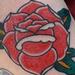 Tattoos - Traditional-Style Rose Tattoo - 59453
