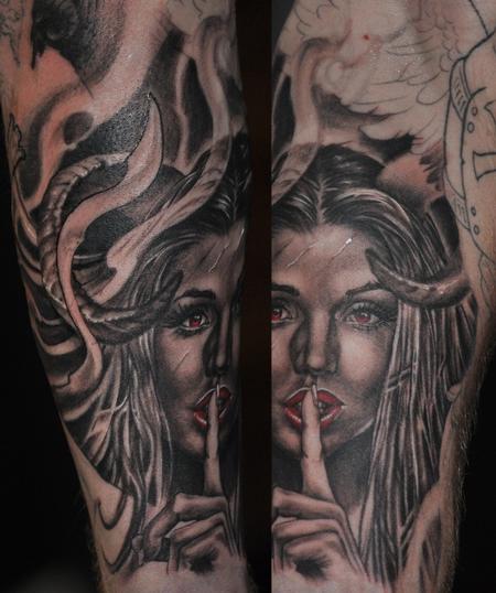 Tattoos - Horny demon girl - 85605