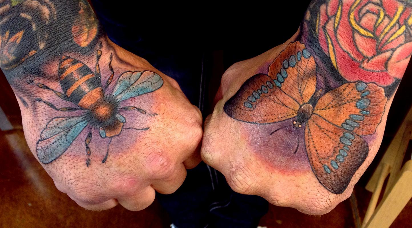 Floats Like A Butterfly Stings Like A Bee By Joshua Bowers Tattoonow