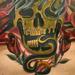 Tattoos - black metal chest piece - 58271