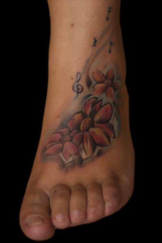Details more than 65 flower with music notes tattoo super hot in