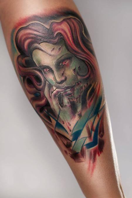 Tattoos - Zombie Pin Up Girl - 108924