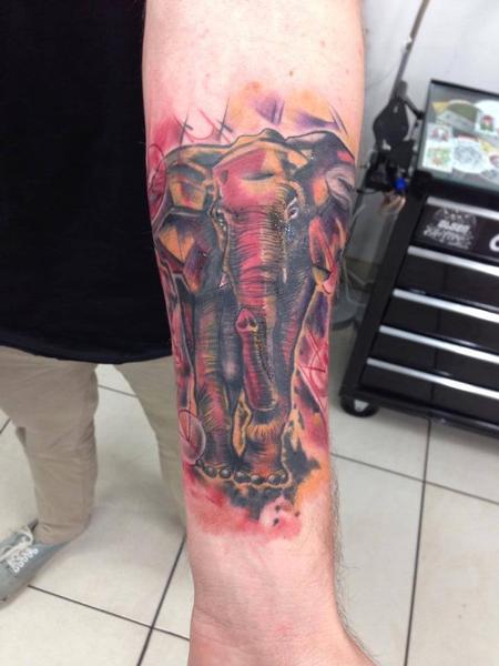 Tattoos - Graphic Elephant - 108920