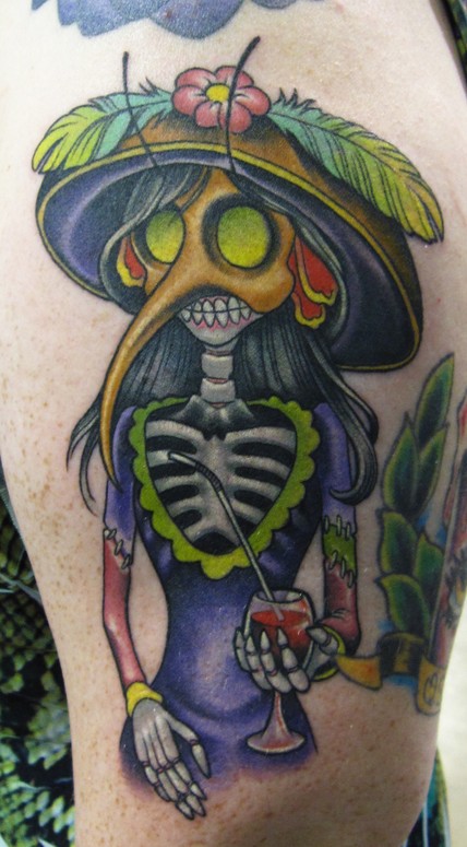mosquito day of the dead tattoo by Scotty Munster: TattooNOW