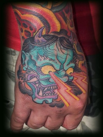 my demon hand by firepils on deviantART  Skull sleeve tattoos Tattoos Hand  tattoos