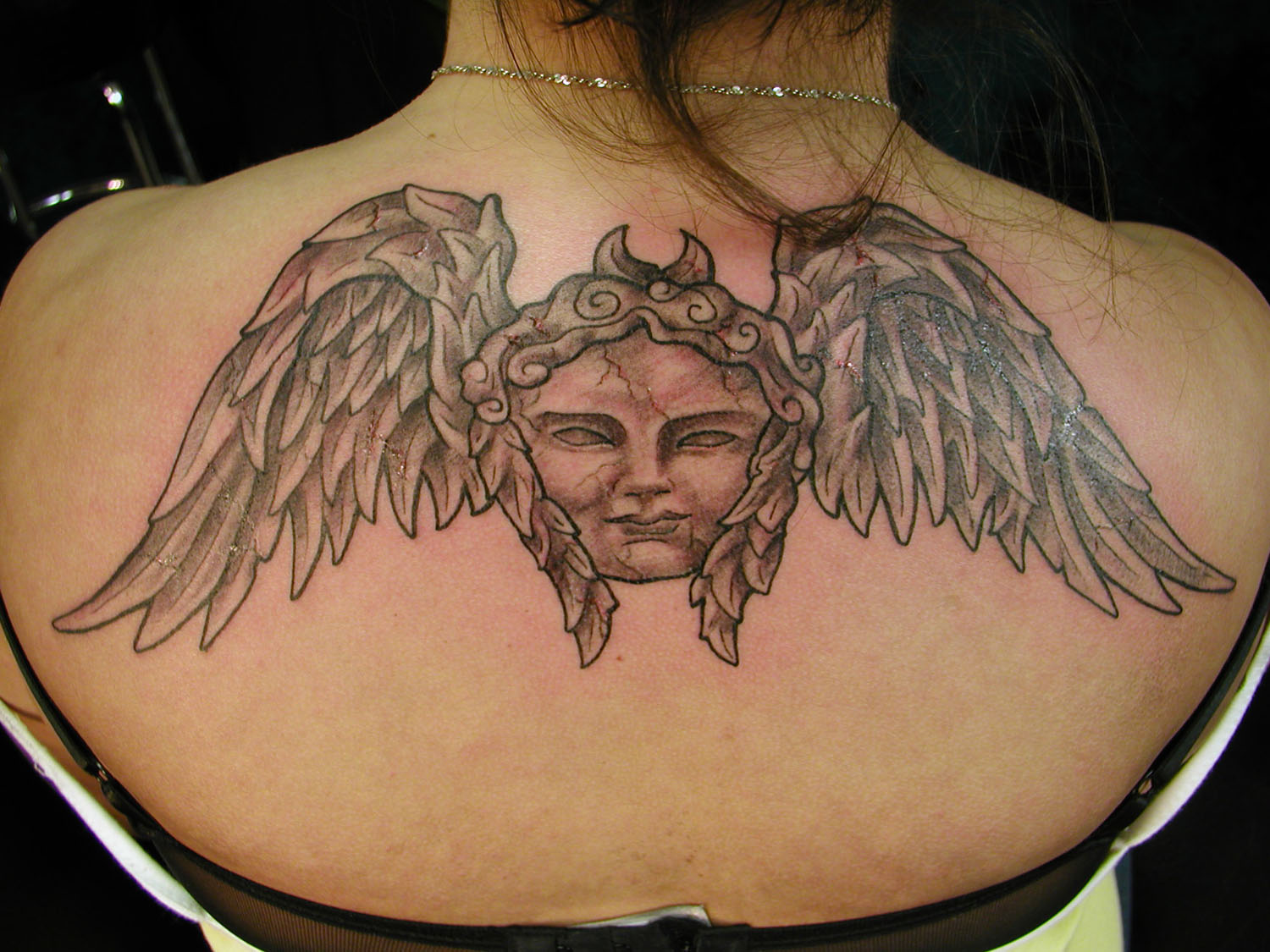 Infinite Tattoo greenfield park  Stone angel by Mike  Facebook