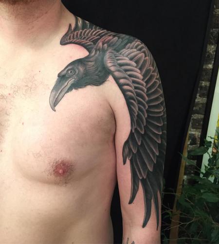 Tattoos - Raven Tattoo - 141466