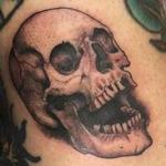 Tattoos - Skull Knee - 141467
