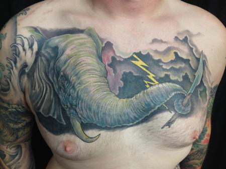 Tattoos - Elephant and Storm - 95313