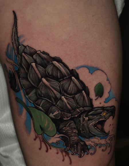 Tattoos - Alligator Snapping Turtle - 115455