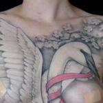 Tattoos - Full Front Swan Tattoo - 115454