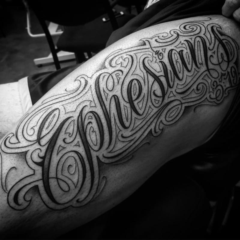 Ephesians 3:19 Script Tattoo by Sir Twice: TattooNOW