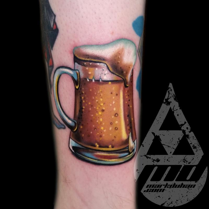 tattoo in traditional style of a beer tankard Stock Vector Image  Art   Alamy
