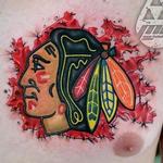 Tattoos - CHICAGO BLACKHAWKS HOCKEY - 110158