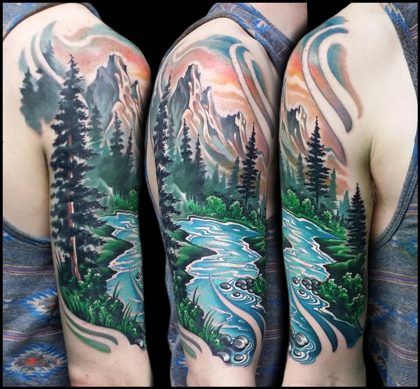 bob ross by Jeff Ensminger: TattooNOW