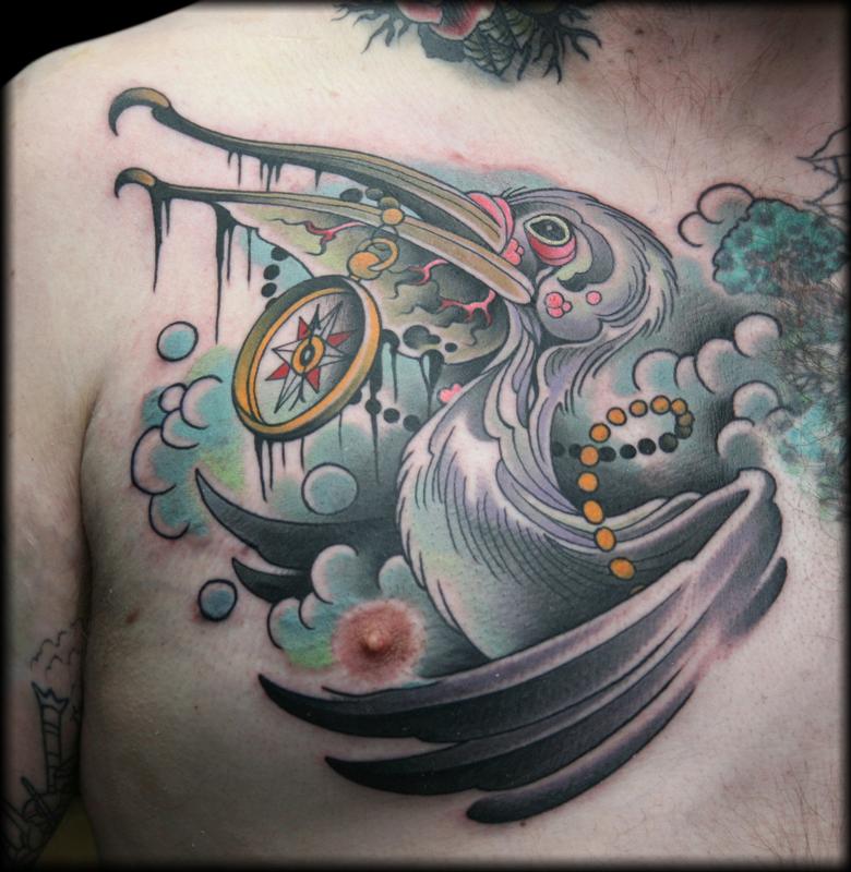 pelican by Jeff Ensminger TattooNOW