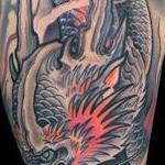 Tattoos - smoke dragon - 106275