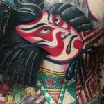 Tattoos - Kabuki actor DanjuroIII embracing the moon - 128948