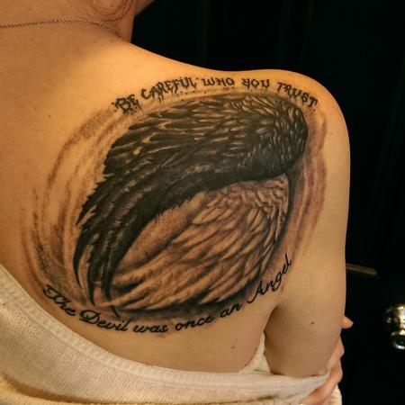 Tattoos - Good and Evil wings - 119036