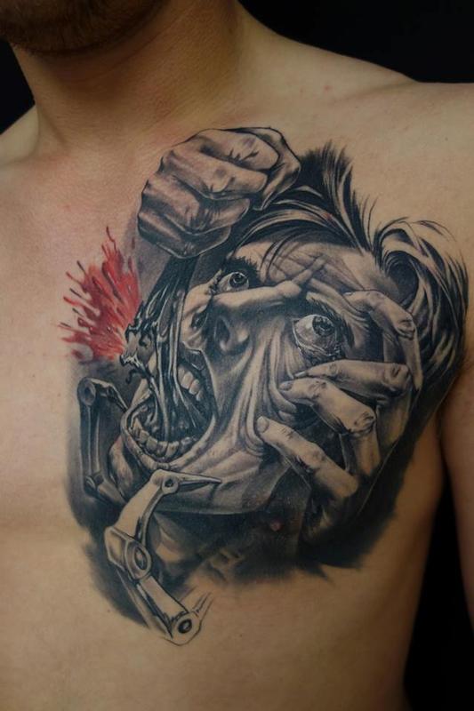 99 Top Class Skull Tattoos On Chest  Tattoo Designs  TattoosBagcom