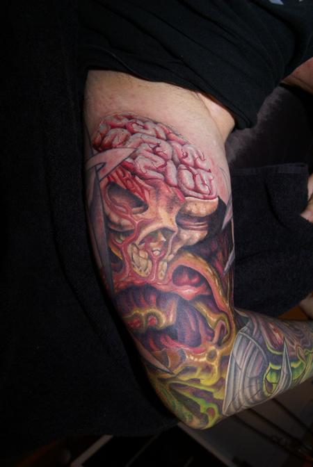 Tattoos - Bio Brain Tattoo - 61759