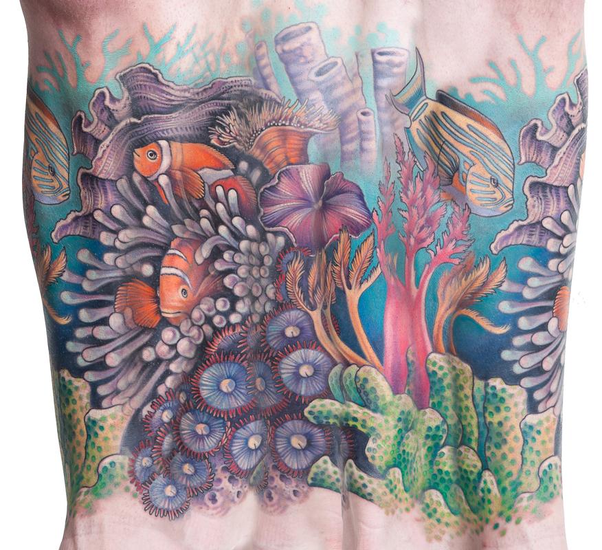 Underwater Leg Sleeve by T: TattooNOW