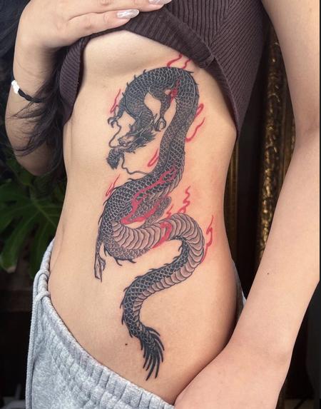 Tattoos - Traditional Japanese Dragon - 144033