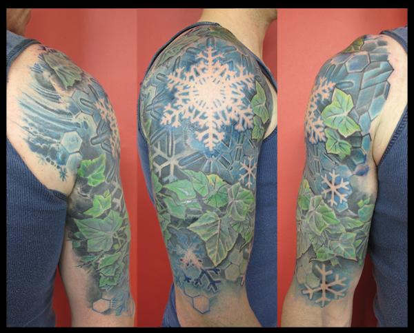 Nature sleeve by Tong: TattooNOW Nature sleeve by Tong: TattooNOW