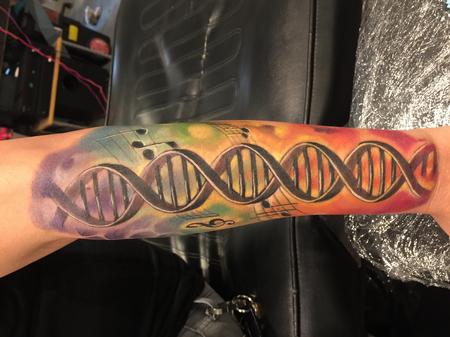 Musical DNA by Julio Leal  Julio Leal Tattoo in Tucumán Argentina  r tattoos