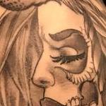 Tattoos - Damon Conklin Bear Clad Woman Warrior - 131204