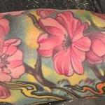 Tattoos - Damon Conklin Pink Blossoms - 131209