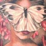 Tattoos - Damon Conklin Butterfly Woman - 131210