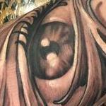 Tattoos - Damon Conklin Filigree Eye - 131217