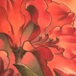 Tattoos - Damon Conklin Pink Floral Sleeve - 131222