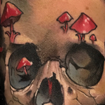 Tattoos - Damon Conklin Mushroom Skull - 131232