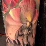 Tattoos - Flowers and Skull - 140912