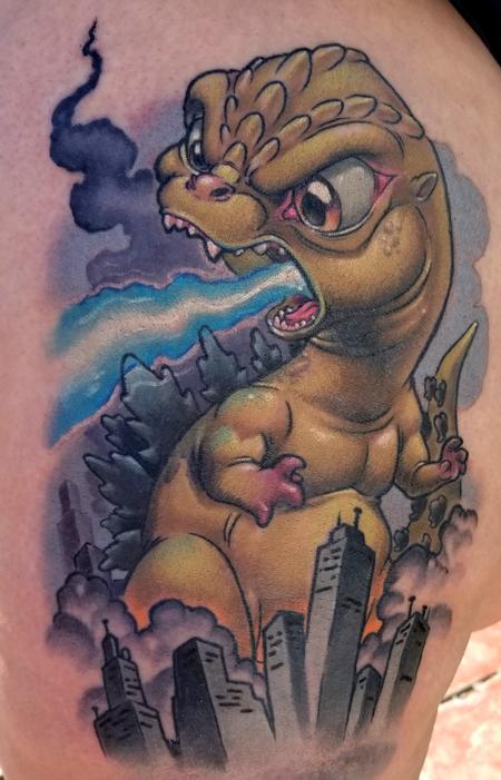Tattoos - Godzilla Tattoo - Tara Style - 144662