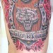 Tattoos - R.R. Martin tat, with wolf and shield - 52358