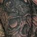 Tattoos - skull with spiders - 64531