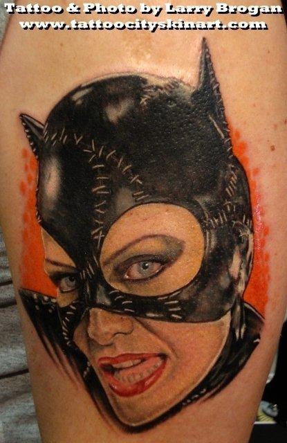 Larry Brogan - Cat Woman Portrait