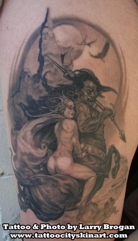 Tattoos - Frank Frazetta Moon Maiden - 70652