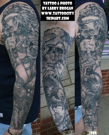 Larry Brogan - USMC Sleeve