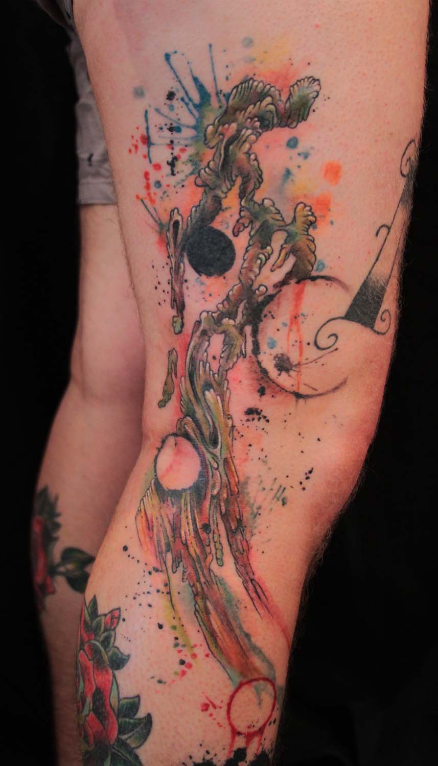 Abstract Painting Tattoo 2 by Gene Coffey: TattooNOW